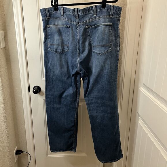 Foundry Jeans Blue Relaxed Straight Stretch Denim Mens Size 46x32 - Picture 6 of 13